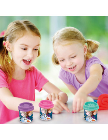 VV-1045-03610,Set 10 Borcanase De Plastilina Frozen In Ambalaj De Carton
