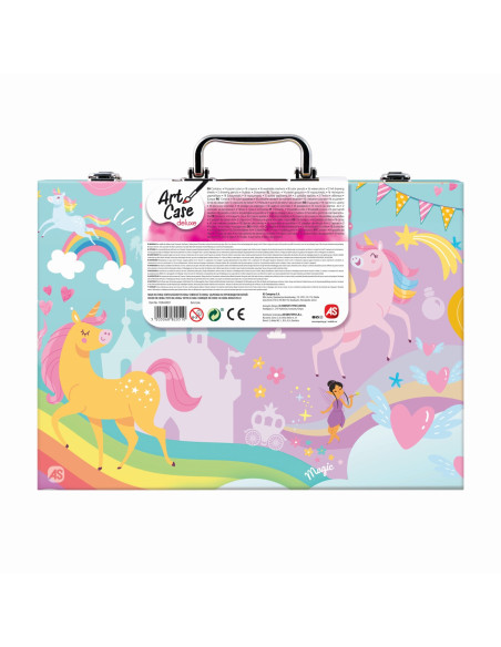 VV-1038-82051,Art Case Set De Desen Deluxe Cu 100 De Accesorii Unicorn