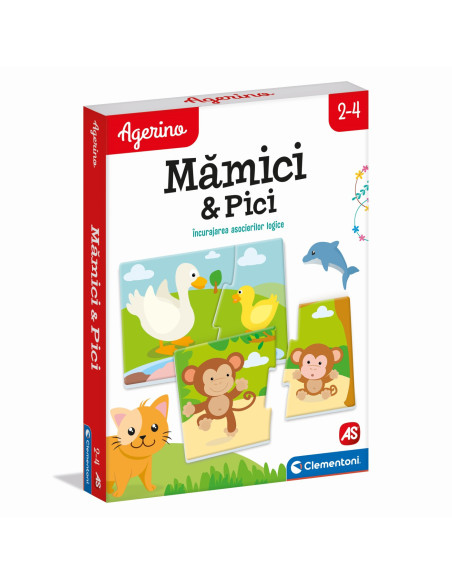 VV-1024-50845,Agerino Joc Educativ Mamici Si Pici