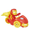 F6776_F7458,Spidey Prietenii Extraordinari Set Masinuta Si Figurina Si Accesoriu Iron Man