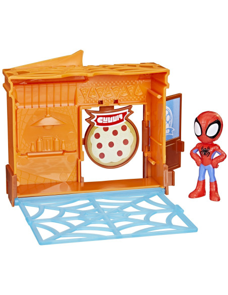 F6688_F8360,Spidey Prietenii Extraordinari City Bloks Set De Constructie Pizzerie