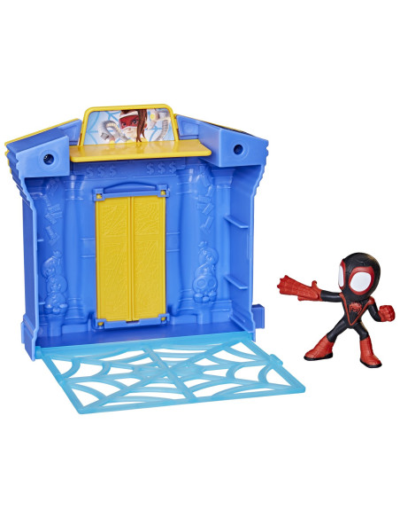F6688_F8362,Spidey Prietenii Extraordinari City Bloks Set De Constructie Banca
