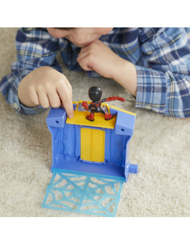 F6688_F8362,Spidey Prietenii Extraordinari City Bloks Set De Constructie Banca
