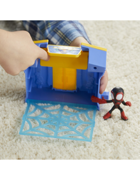 F6688_F8362,Spidey Prietenii Extraordinari City Bloks Set De Constructie Banca
