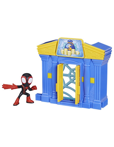 F6688_F8362,Spidey Prietenii Extraordinari City Bloks Set De Constructie Banca