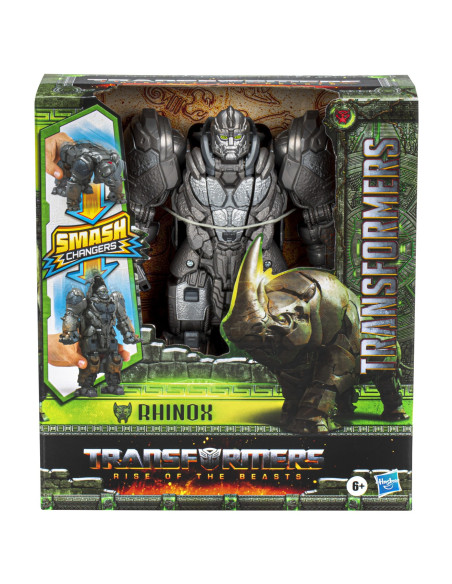 F3900_F4643,Transformers 7 Smash Changers Figurina Rhinox 23cm