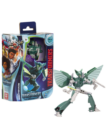 F6231_F6738,Transformers Figurina Earthspark Deluxe Terran Nightshade 12.5cm