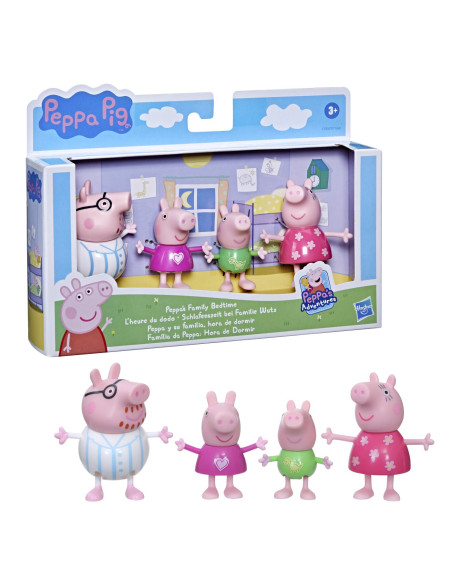 F2171_F2192,Peppa Pig Set Figurine Familia Pig Ora De Culcare