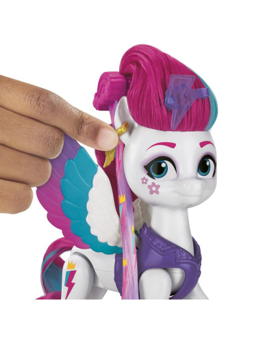 F6349_F6452,My Little Pony Set Figurina Style Of The Day Zipp Storm 14cm