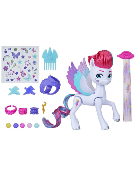F6349_F6452,My Little Pony Set Figurina Style Of The Day Zipp Storm 14cm