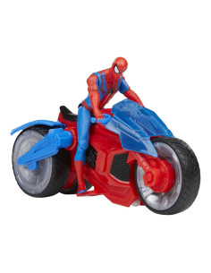 F6899,Spiderman Set Figurina Si Vehicul Web Blast Cycle 2