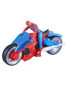 F6899,Spiderman Set Figurina Si Vehicul Web Blast Cycle