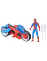 F6899,Spiderman Set Figurina Si Vehicul Web Blast Cycle