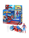 F6899,Spiderman Set Figurina Si Vehicul Web Blast Cycle