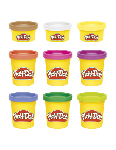 F7369,Play-doh Set 9 Cutii Plastelina