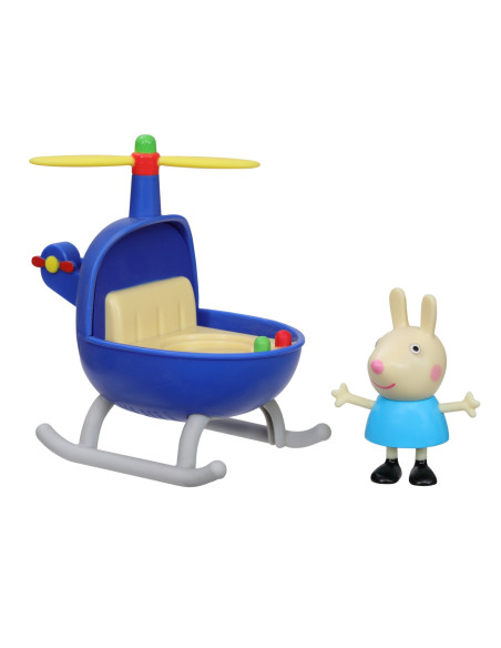F2185_F2742,Peppa Pig Vehicul Cu Figurina Micul Elicopter