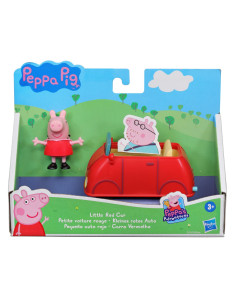 F2185_F2212,Peppa Pig Vehicul Cu Figurina Micuta Masina Rosie