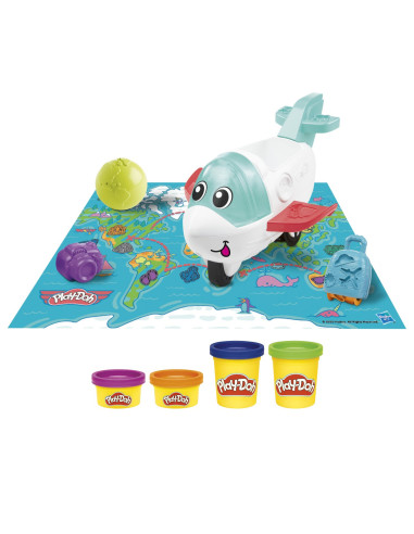 F8804,Play-doh Starters Calatoreste Cu Avionul