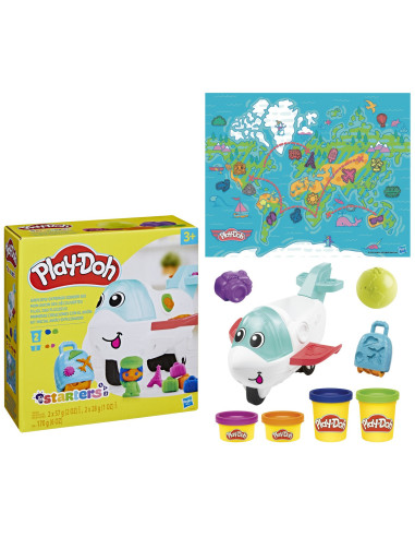 F8804,Play-doh Starters Calatoreste Cu Avionul