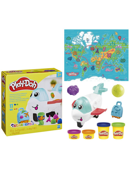 F8804,Play-doh Starters Calatoreste Cu Avionul