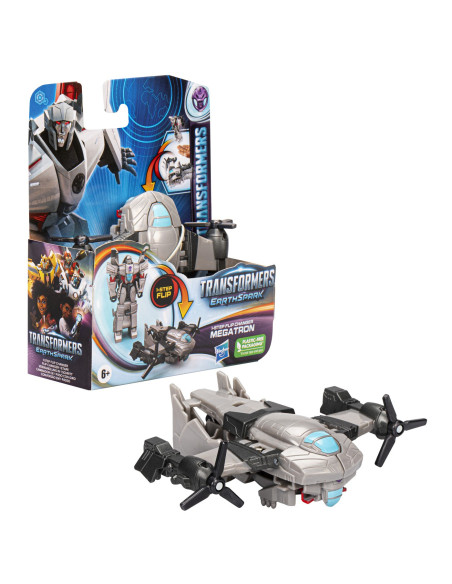 F6229_F6720,Transformers 7 Earthspark Figurina Transformabila Mega Tron 6cm