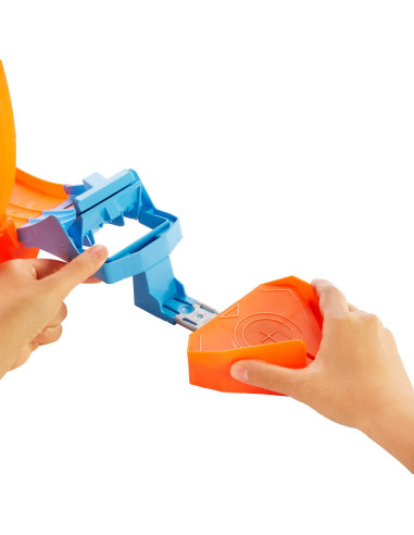 MTGBF81_GTV13,Hot Wheels Circuit Rapid Cu Lansator Pentru Cascadorii Si Masinuta Exclusiva