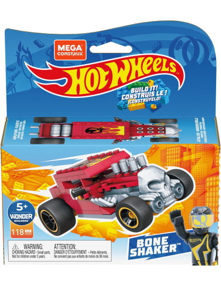 MTGVM28_GVM29,Hot Wheels Mega Masinuta Construibila Bone Shaker