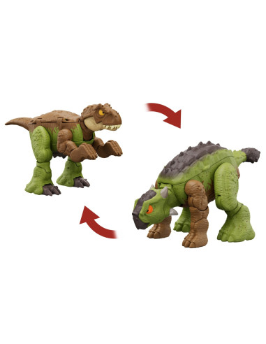 MTHLP05_HLP06,Jurassic World Fierce Changers Double Danger Dinozaur Transformabil Tyrannosaurus Rex Si Ankylosaurus Maro