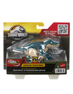 MTHLP05_HLP09,Jurassic World Fierce Changers Double Danger Dinozaur Transformabil Baryonyx Si Parasaurolophus