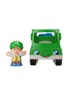 MTGGT33_GMJ17,Fisher Price Little People Vehicul Camion Reciclare 10cm