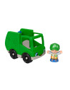 MTGGT33_GMJ17,Fisher Price Little People Vehicul Camion Reciclare 10cm