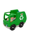 MTGGT33_GMJ17,Fisher Price Little People Vehicul Camion Reciclare 10cm