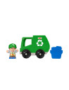 MTGGT33_GMJ17,Fisher Price Little People Vehicul Camion Reciclare 10cm