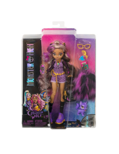 MTHHK52,Monster High Papusa Clawdeen Wolf Cu Animalut Si Accesorii