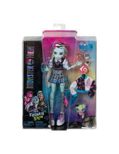 MTHHK53,Monster High Papusa Frankie Stein Cu Animalut Si Accesorii