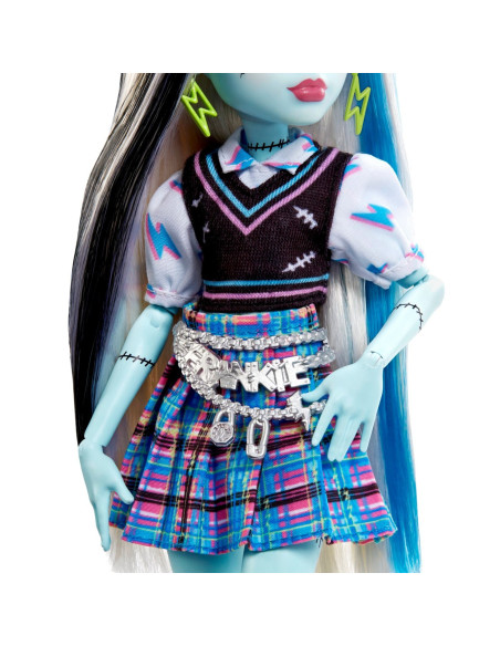 MTHHK53,Monster High Papusa Frankie Stein Cu Animalut Si Accesorii