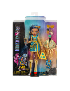 MTHHK54,Monster High Papusa Cleo Denile Cu Animalut Si Accesorii