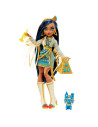 MTHHK54,Monster High Papusa Cleo Denile Cu Animalut Si Accesorii