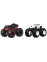 MTFYJ64_HLT59,Hot Wheels Monster Truck Set 2 Masini Scara 1 La 64 Darth Vader Si Stormtrooper