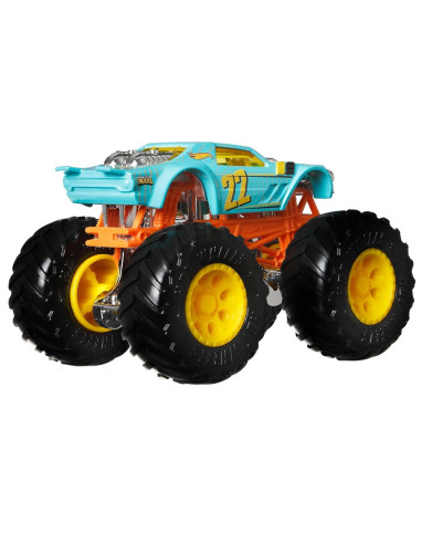 MTGRH81_HKM18,Hot Wheels Monster Truck Si Masinuta Metalica Night Shifter