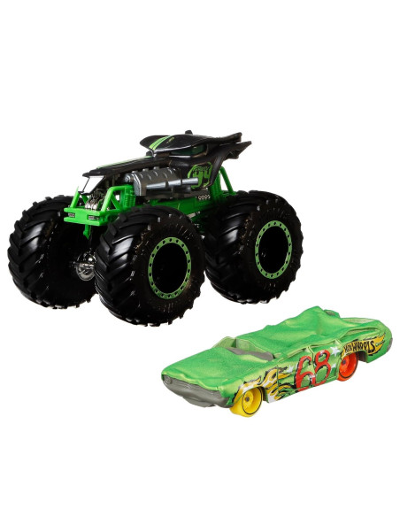 MTGRH81_HKM16,Hot Wheels Monster Truck Si Masinuta Metalica Ratical Racer