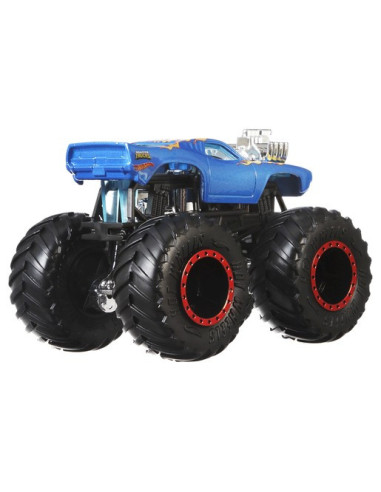 MTFYJ64_HNX30,Hot Wheels Monster Truck Set 2 Masini Scara 1 La 64 Dodger Charger Si Rodger Dodger