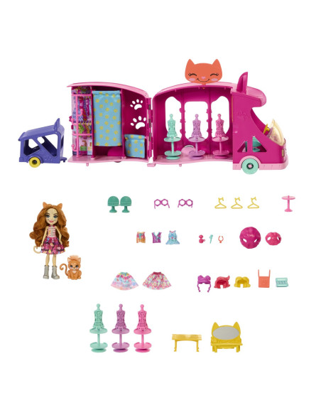 MTHPB34,Enchantimals Vehicul Glam Party