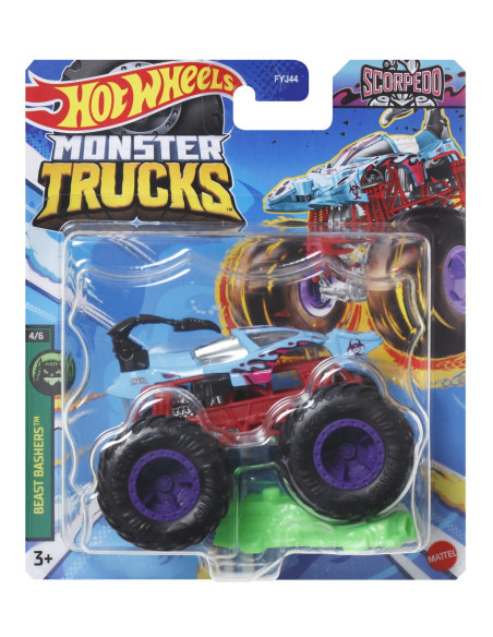 MTFYJ44_HWC75,Hot Wheels Monster Truck Masinuta Scorpedo Scara 1:64