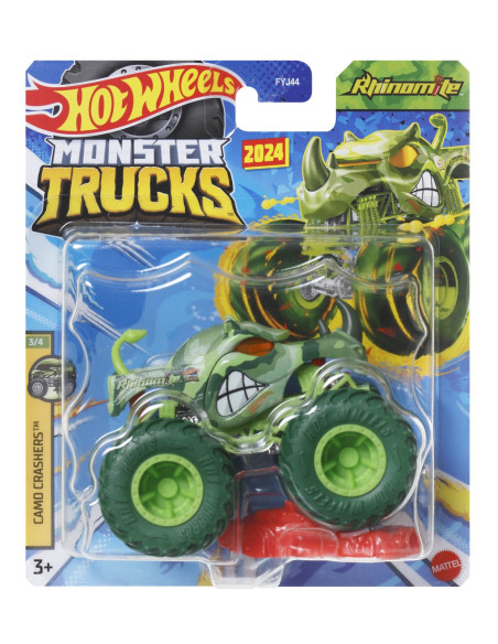 MTFYJ44_HTM51,Hot Wheels Monster Truck Masinuta Rhinomite Scara 1:64