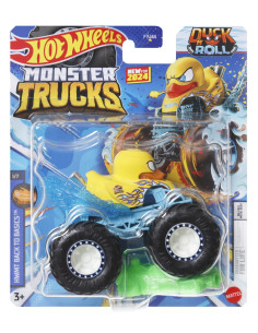 MTFYJ44_HTM23,Hot Wheels Monster Truck Masinuta Duck N Roll Scara 1:64
