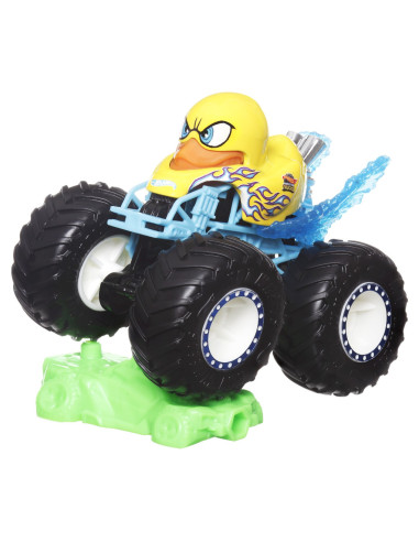 MTFYJ44_HTM23,Hot Wheels Monster Truck Masinuta Duck N Roll Scara 1:64