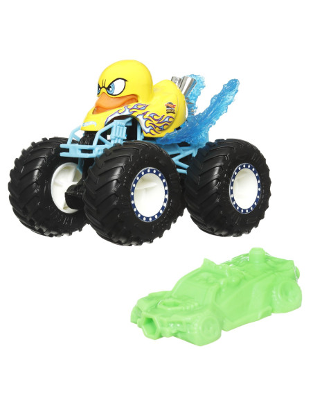 MTFYJ44_HTM23,Hot Wheels Monster Truck Masinuta Duck N Roll Scara 1:64
