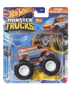 MTFYJ44_HTM24,Hot Wheels Monster Truck Masinuta Dodge Ram Van Scara 1:64