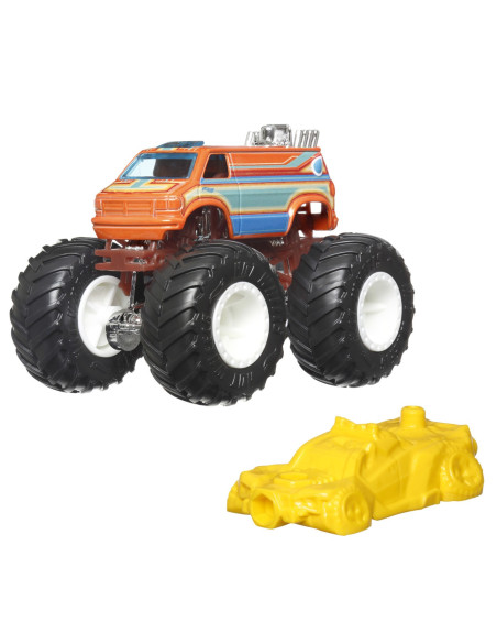 MTFYJ44_HTM24,Hot Wheels Monster Truck Masinuta Dodge Ram Van Scara 1:64
